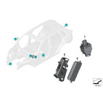 Uchwyt sterowników BMW E70 E71 F15 F16 F25 F26 F85 F86 X5 X6 X3 X4 - 61359199466