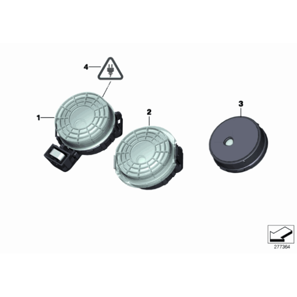 Element optyczny RLS BMW E60 E61 E70 E71 F25 X5 X6 520 525 530 535 540 550 - 61359248398