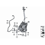 Zbiornik płynu do spryskiwaczy MINI R60 R61 Cooper One - 61669800910