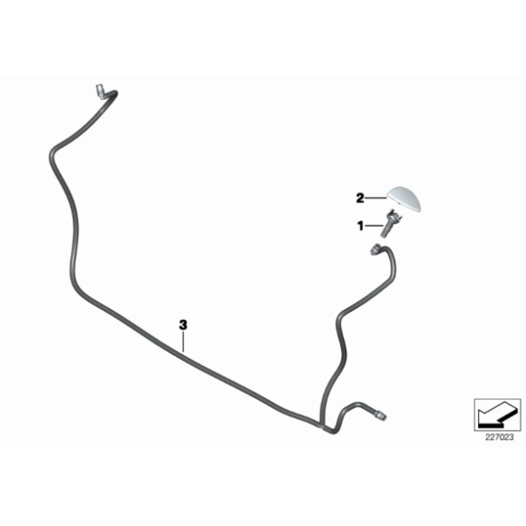 61679800913 Dysza spryskiwacza reflektorów lewa MINI R50 R51 Cooper S D JCW - 61679800913 - Części oryginalne BMW Łódź | Sklep internetowy BMW