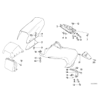 Tulejka obudowy bocznej BMW 89V1 89V2 K569 K1 K1100LT K75S - 46631455129