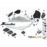 Kierunkowskaz LED prawy BMW E92N E93N 328i 328xi 335i 335xi 335is - 63117263096