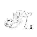 Pierścień zabezpieczający wybieraka BMW E12 E21 E23 E24 E26 E28 E3 E30 E9 NK - 23411466112