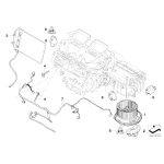 64119227670 Dmuchawa wentylator wnętrza BMW E81 E87 E84 X1 E88 E90 E91 E92E93 F25 F26 X3 X4 - 64119227670 - Części oryginalne BMW Łódź | Sklep internetowy BMW