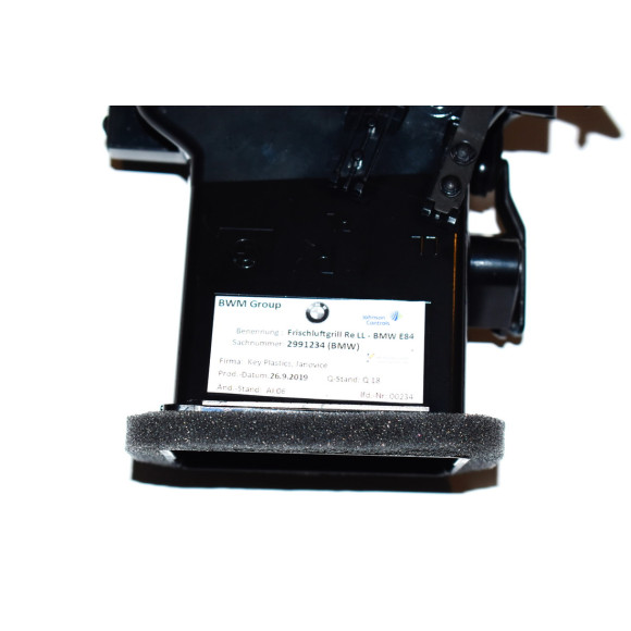 Kratka wlotu świeżego powietrza prawa BMW E84 X1 18dX 18d 18i 20dX 20d 20i 23dX 25iX 28iX 35iX - 64222991234