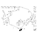 64509226413 Przewód kompresora klimatyzacji BMW E84 X1 E90N E91N E92N E93N 20d 25d 316d 318d - 64509226413 - Części oryginalne BMW Łódź | Sklep internetowy BMW