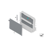 64509239992 Skraplacz klimatyzacji BMW E70 E71 X5 X6 F15 F16 30dX 25d 3,0sd 3,0si 4,8i M50dX 40dX 40iX 35iX - 64509239992 - Części oryginalne BMW Łódź | Sklep internetowy BMW