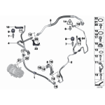 64539802725 Rura podwójna aluminiowa klimatyzacji MINI R60 R61 Cooper - 64539802725 - Części oryginalne BMW Łódź | Sklep internetowy BMW