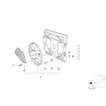 64546921383 Wentylator skraplacza klimatyzacji BMW E38 725tds 728i 730i 735i 740i 750i - 64546921383 - Części oryginalne BMW Łódź | Sklep internetowy BMW