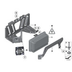 Wspornik wzmacniacza BMW F06 F07 F10 F11 F12 F13 640 650 M6 518 520 523 525 528 530 535 550 M5 - 65159174269