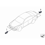 66202184264 Czujnik PDC parkowania tył BMW E65 E66 730i 730d 735i 740d 740i 745i 745d 750i 760i - 66202184264 - Części oryginalne BMW Łódź | Sklep internetowy BMW