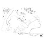 Czujnik temperatury spalin BMW E60 X5 E65 E87 E90 E91 318d 320d 118d 120d 730d 525d 530d - 13627809152