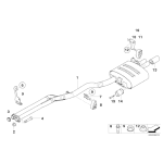 Śruba sześciokątna BMW E12 E21 E24 E23 E30 E36 E46 E32 E34 E60 E61 E85 E9 Z1 Z3 316 318 320 323 325 328 M3 535d 520 525 530 540 