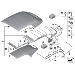 Śruba BMW E24 E28 E21 E30 E32 E34 E46 E85 Z4  - 07119903076
