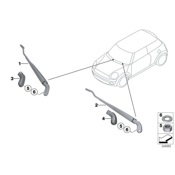 07119904115 Podkładka sprężysta BMW E12 E21 E23 E24 E28 E30 E31 E34 E36 E38 E39 E46 E53 E61 E81 E83 E87 E91 F11 F31 MINI - 07119904115 - Części oryginalne BMW Łódź | Sklep internetowy BMW