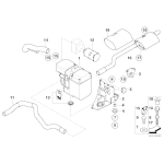 Śruba BMW E30 E36 E46 E39 E38 E60 E65 E90 E87 F10 F11 F21 X1 X3 X5 X6  - 07119904116