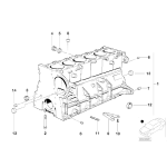 07119904539 Śruba zamykająca BMW E30 E31 E32 E36 E34 E38 E46 E39 E53 E60 E65 E70 E81 E90 F01 F10 F12 F20 F25 F31 MINI