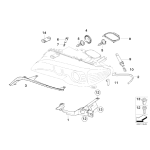 Żarówka żółta BMW E46 E63 E64 - 07119905329
