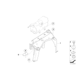 Nakrętka sześciokątna BMW E30 E36 E46 E39 E38 E53 E60 E63 E65 F01 F20 F30 F25 F26 G01 G30 G11 - 07119905515