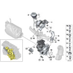 Nakrętka sześciokątna BMW E30 E36 E46 E39 E38 E53 E60 E63 E65 F01 F20 F30 F25 F26 G01 G30 G11 - 07119905515