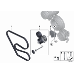 Śruba z podkładką BMW E34 E36 E38 E39 E65 F01 740d 745d 728 760i 316 318 523 528 525 320 323 325 328 M3 - 07119906124