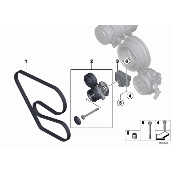 Śruba z podkładką BMW E34 E36 E38 E39 E65 F01 740d 745d 728 760i 316 318 523 528 525 320 323 325 328 M3 - 07119906124