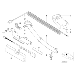 Wkręt samogwintujący z podkładką BMW E23 E24 E30 E31 E32 E34 E36 E38 E39 E53 K589 K569 Z3 Z4 - 07119907948