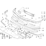Śruba sześciokątna nagrzewnicy BMW E39 E53 X5 E36 318 320 323 325 328 520 523 525 528 530 540 M3 M5 - 07119913116