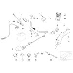 Osłona przewodu akumulatora BMW E38 E39 520i 520d 525d 525i 530i 530d 535i 540i 730i 730d 735i 740i 740d 750i - 12521702797