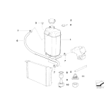 Przewód elastyczny odpowietrzający BMW E31 850Ci 850SCi M70 - 17111702897