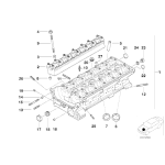 07129901481 Śruba dwustronna głowicy BMW E34 E38 E39 E46 E53 X5 E60 E61 E65 E83 X3 Z4 Z3 - 07129901481 - Części oryginalne BMW Łódź | Sklep internetowy BMW