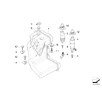 Nakrętka blaszka BMW E46 Z3 Z4 M3 316 318 320 323 325 328 330 - 07129901662