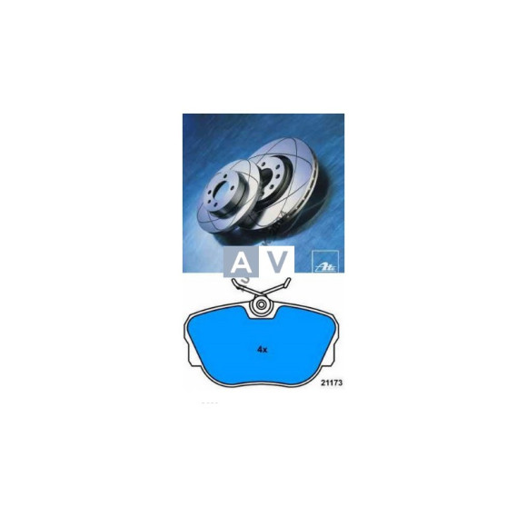 Tarcze Power Disc + Klocki przód BMW E30 316i 318i 318is 320i 323i 325i 325e 325ix 324td - 34111160915