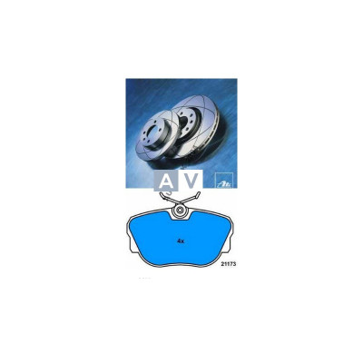 Tarcze Power Disc + Klocki przód BMW E30 316i 318i 318is 320i 323i 325i 325e 325ix 324td - 34111160915