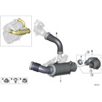 Nakrętka z podkładką BMW E30 E46 E36 E39 E38 E60 E70 E81 E87 E90 E91 F01 F10 F11 F15 F20 F30 F31 G01 G30 MINI - 07129904553