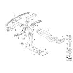 Śruba ISA BMW E70 F15 F16 F80 F82 F83 F87 I15 K08 K09 K26 K46 K47 K49 - 07129904591