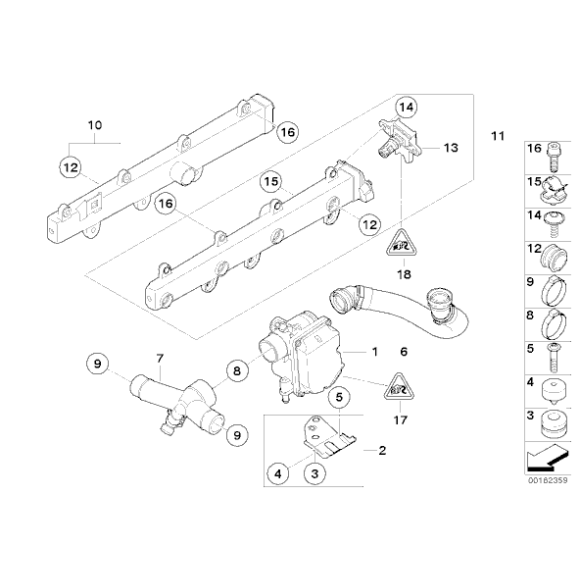 07129905516 Śruba Torx BMW E60 E70 E83 E84 E90 F01 F10 F15 F20 F25 F30 F31 F45 MINI G01 G12 G30 - 07129905516 - Części oryginalne BMW Łódź | Sklep internetowy BMW