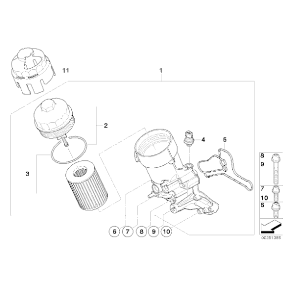07129905559 Śruba ISA z podkładką BMW E60 E61 E63 E64 E90 E92 E93 M5 M6 M3 - 07129905559 - Części oryginalne BMW Łódź | Sklep internetowy BMW