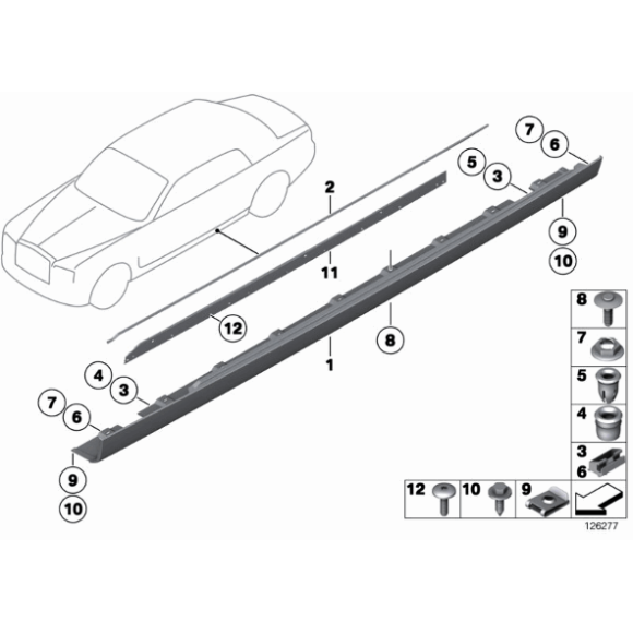 07147075867 Śruba torx BMW E39 E46 E53 E60 E61 E63 E91 F11 F12 F31  - 07147075867 - Części oryginalne BMW Łódź | Sklep internetowy BMW
