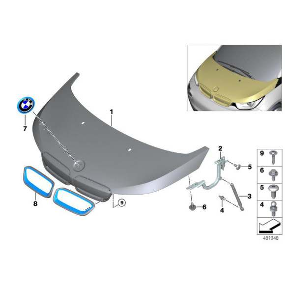 07147126263 Śruba Torx z pierścieniem opor. BMW E83 X3 E86 Z4 I01 i3 K71 K73 - 07147126263 - Części oryginalne BMW Łódź | Sklep internetowy BMW