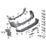 Nakrętka sześcio. z koł. BMW E46 E81 E84 E87 E90 E92 E93 - 07147154227