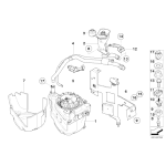 Nakrętka C-Clip BMW E60 E63 E70 E81 E83 E87 E90 F01 F10 F12 F15 F25 F30 G05 G06 G07 MINI - 07147154447