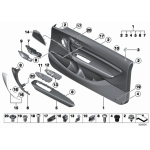 Nakrętka mocowanie boczka BMW F20 F30 G01 F12 G11 - 07147265039