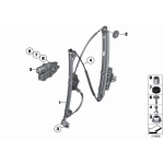 Końcówka gumowa BMW E28 E30 E34 E36 E38 E39 E46 E53 E60 E61 E83 E87 E91 F07 K08 K16 K17 - 07147267586