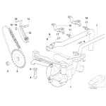 Sworzeń łożyskowy BMW E24 E28 E32 E34 E36 E46 E85 E86 Z4 Z3 - 11111706500