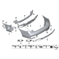 Śruba BMW E36 E60 E61 E63 W64 E81 E84 F01 F06 F07 F10 F12 F20 F31 G11 G15 G16 G30 - 07149110670