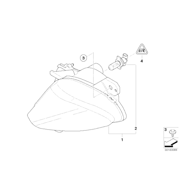 Śruba BMW E36 E60 E61 E63 W64 E81 E84 F01 F06 F07 F10 F12 F20 F31 G11 G15 G16 G30 - 07149110670
