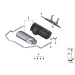Gaśnica BMW E81 E87 E84 X1 E89 Z4 E90 E91 F01 F07N F10N F15 F20 F21 F22 F25 F30 F32 F36 F45 MINI - 72600441112