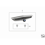 Dodatkowe światło stop kufra centralnego BMW R1200 1250 RT 1600GT/GTL - 77518520044