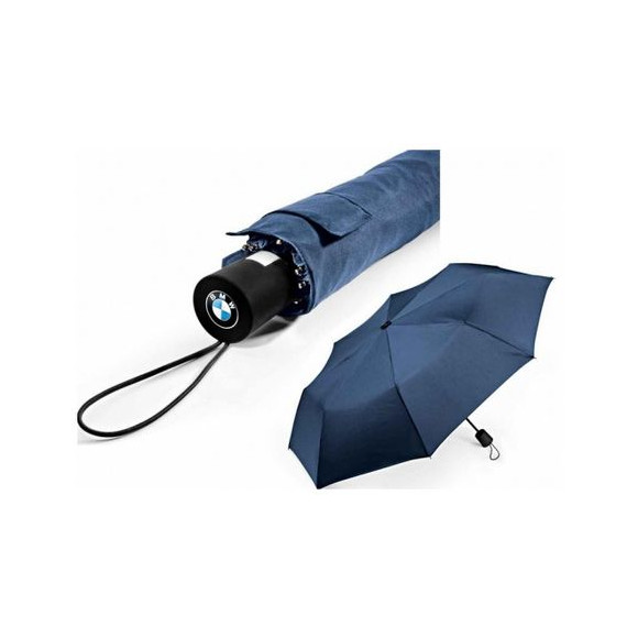 Parasol parasolka półautomatyczna granatowa z logo BMW na rączce - 80562211970